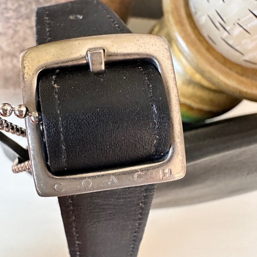 Coach “Slim Hippie Flap” black leather Crossbody in EVC VINTAGE RESTORED - Picture 4 of 12